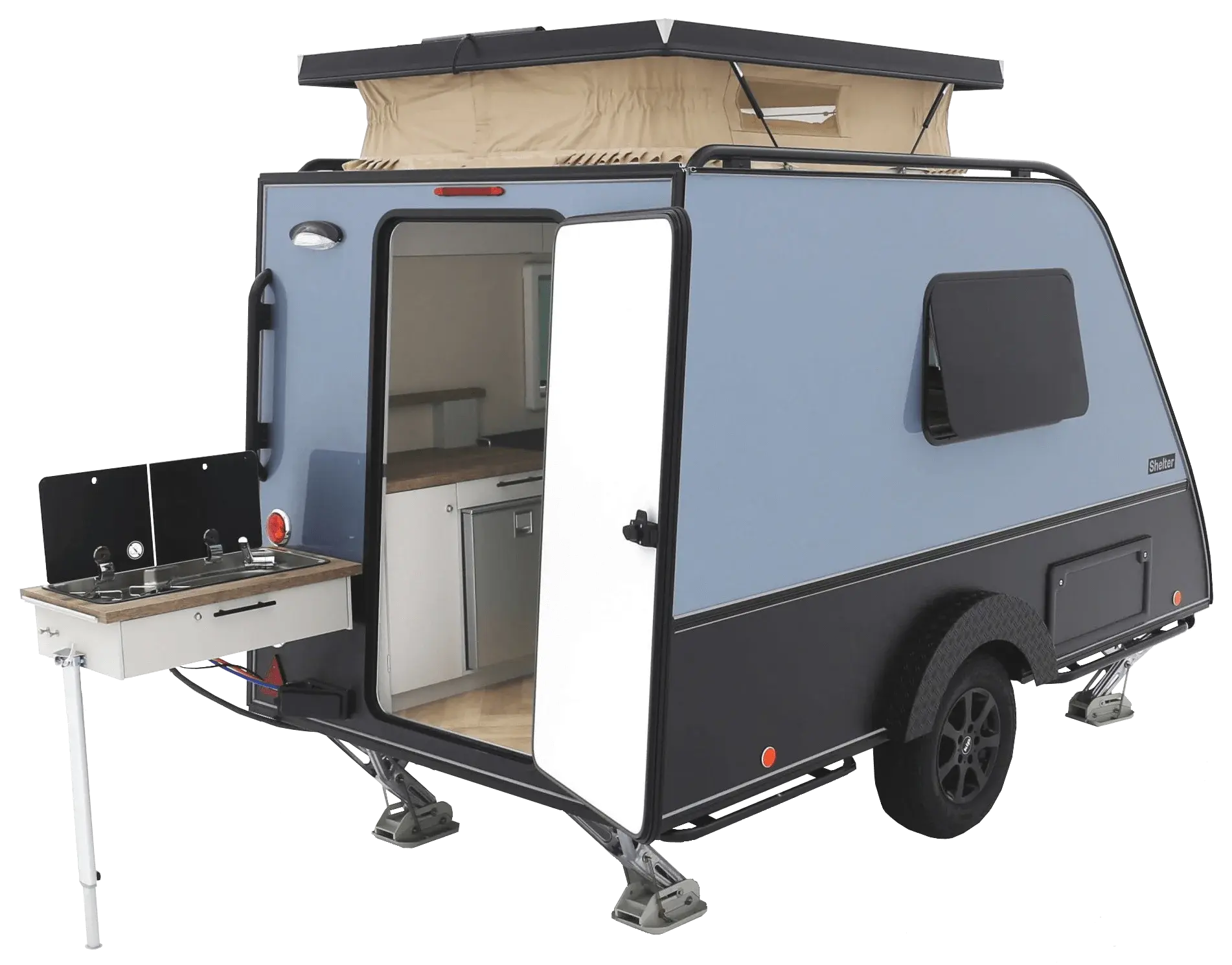 Shelter Outback achterzijde