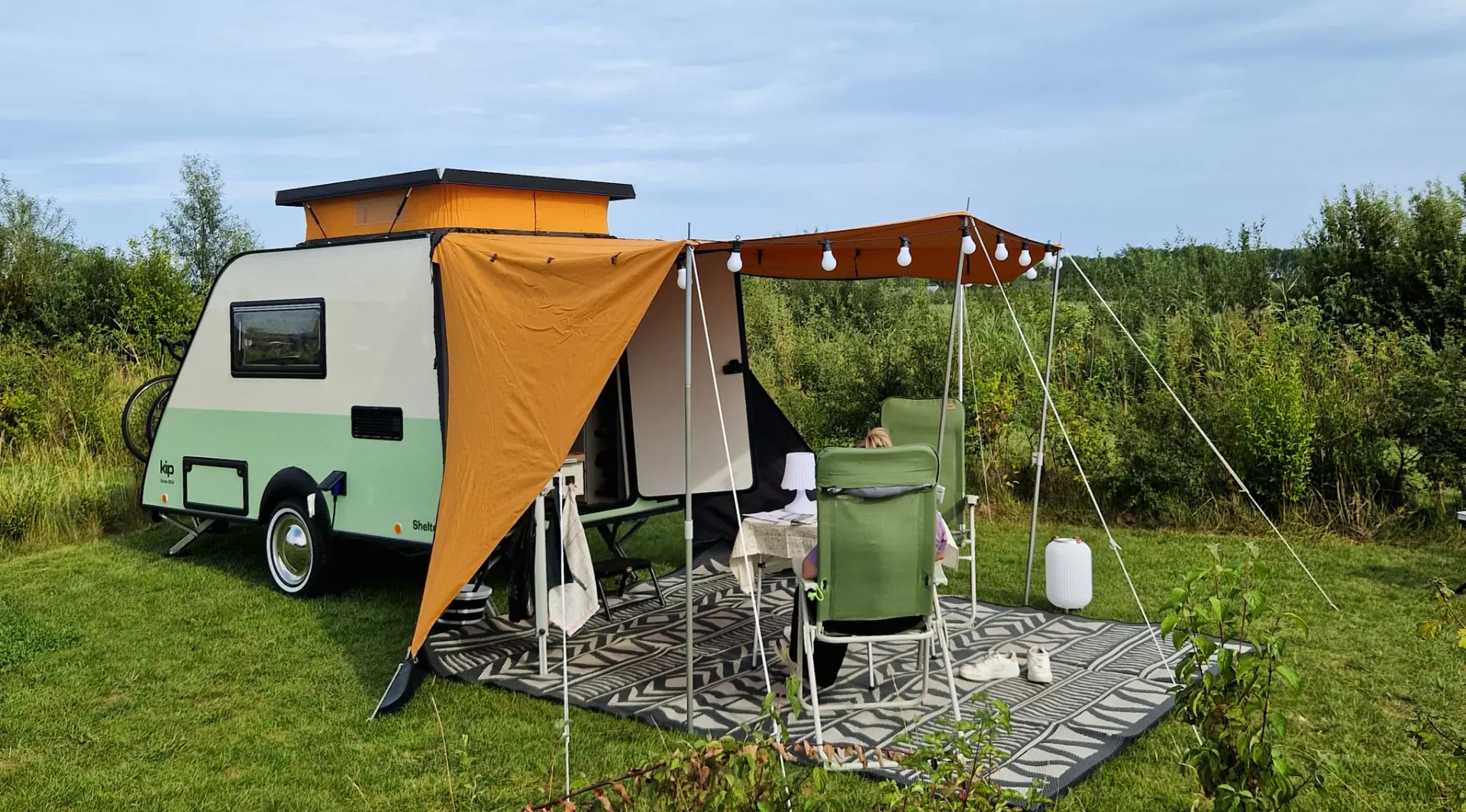 jubileum shelter op de camping