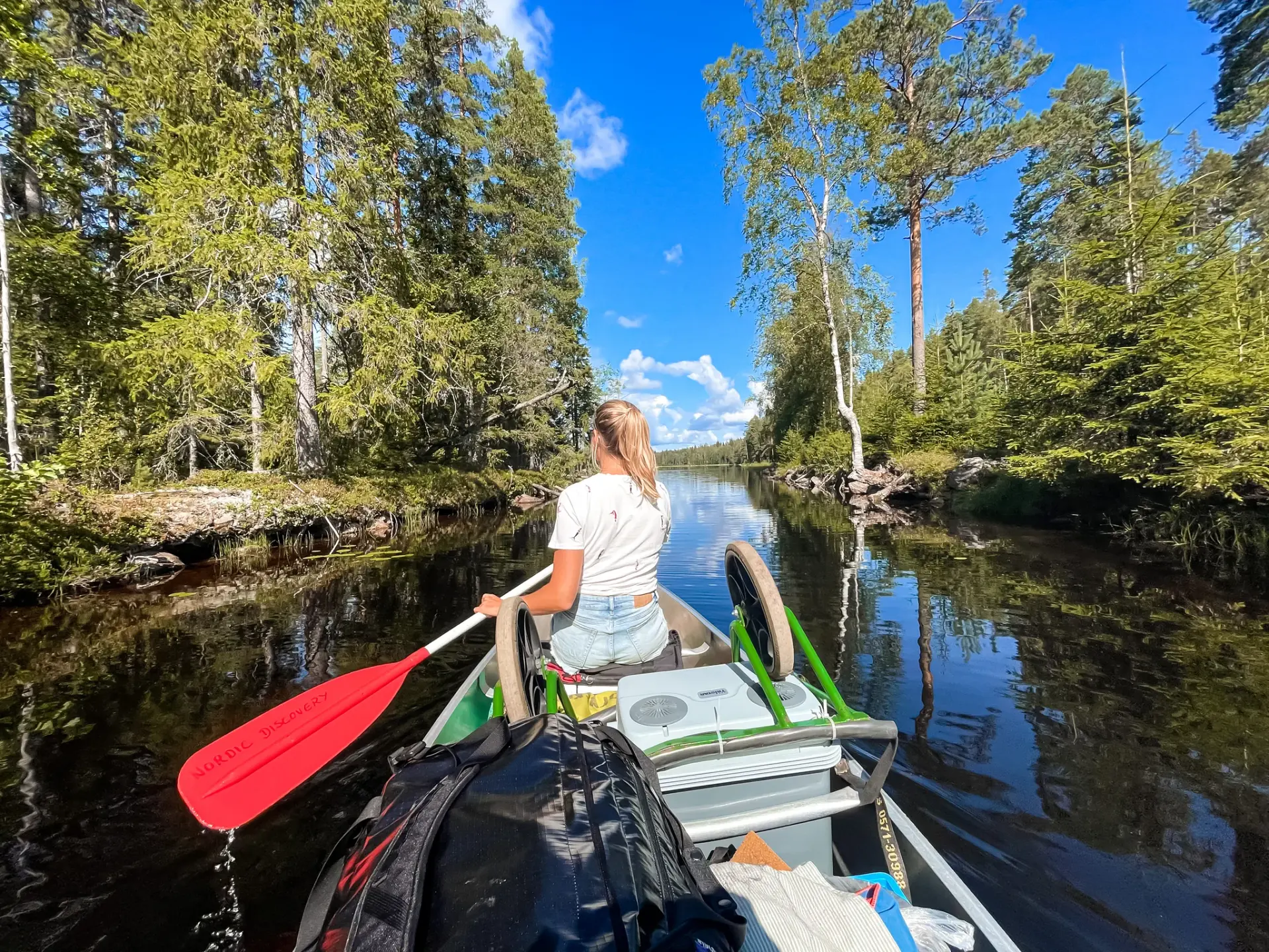 kanotocht zweden