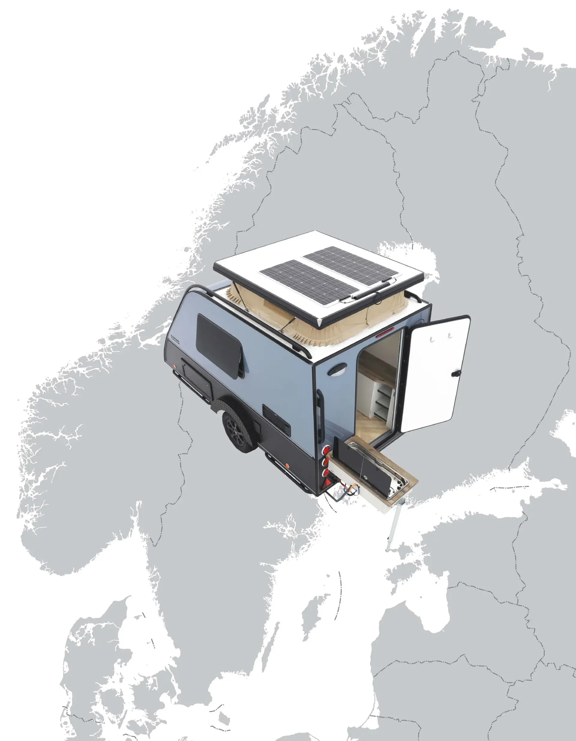 Reisplan Scandinavie Kip roadtrip-team