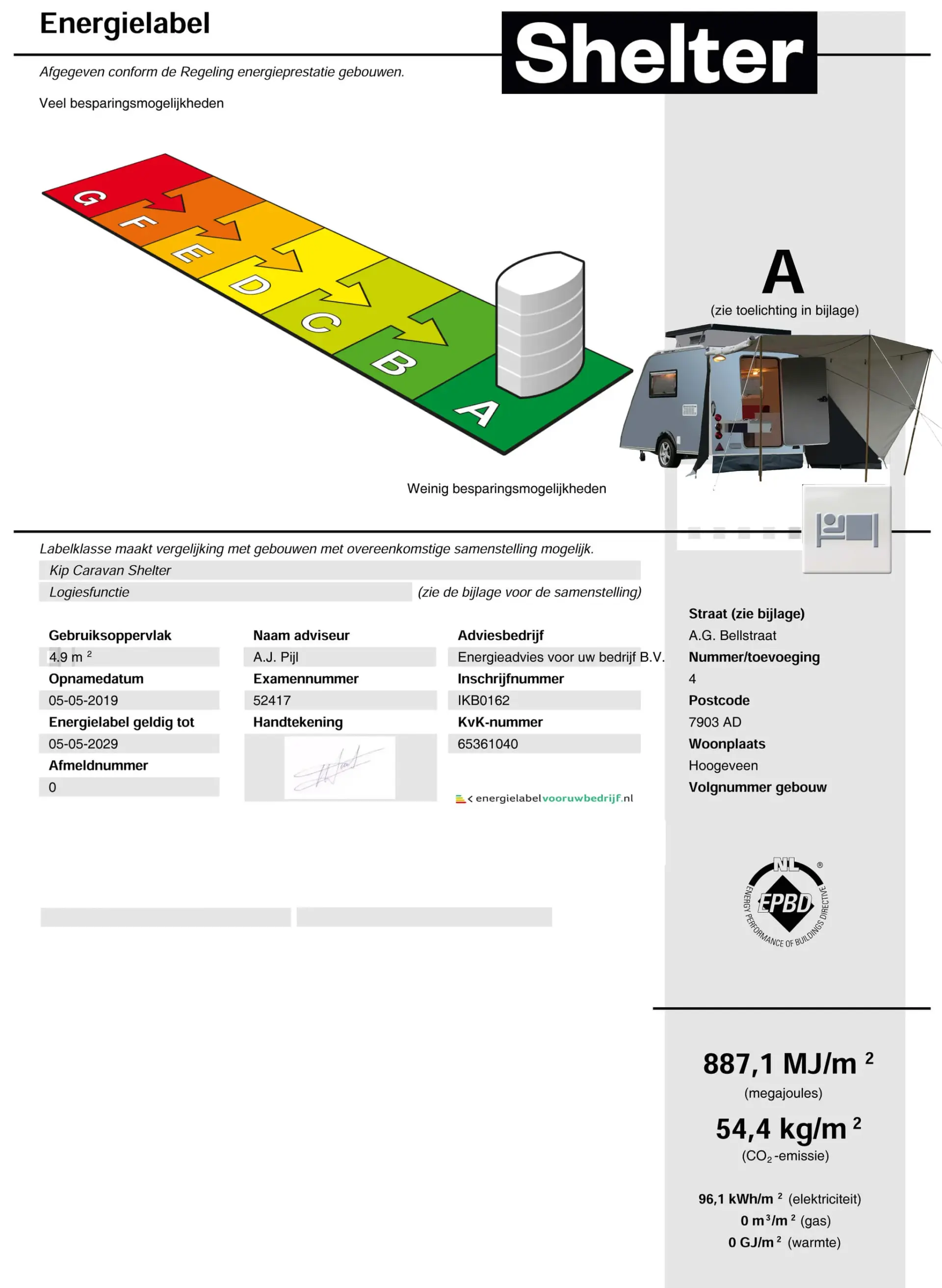V2Energielabel - Kip Shelter Caravan-2