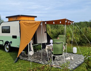 jubileum shelter op de camping