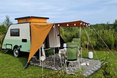 jubileum shelter op de camping